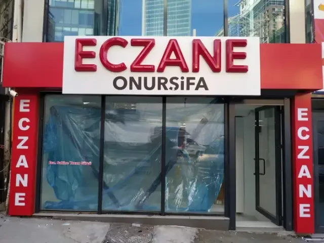 Vakum pleksi eczane tabelası